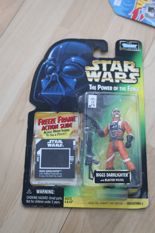 Star Wars Power Of The Force Biggs Darklighter - Kenner Green Card Figure