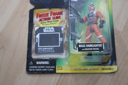 Star Wars Power Of The Force Biggs Darklighter - Kenner Green Card Figure