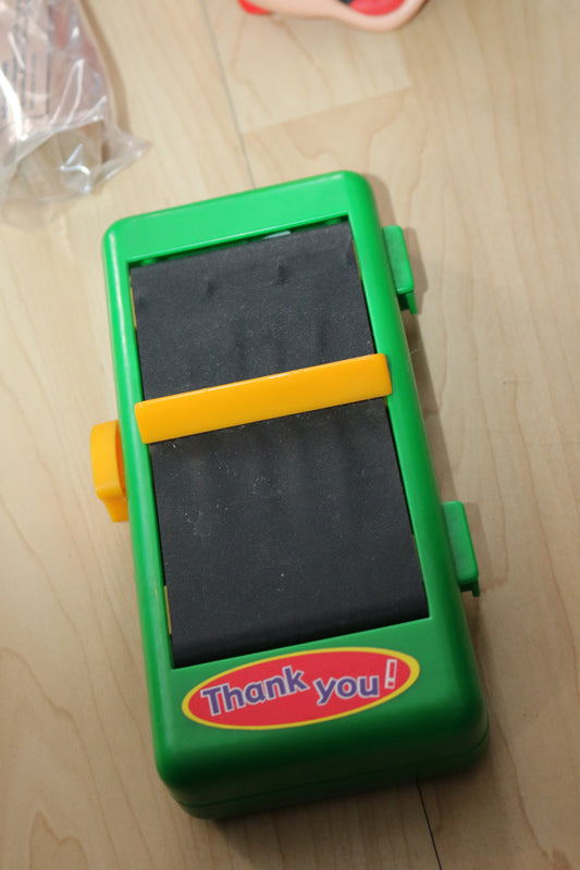 Vintage thank you! grocery store cash register replacement part toy