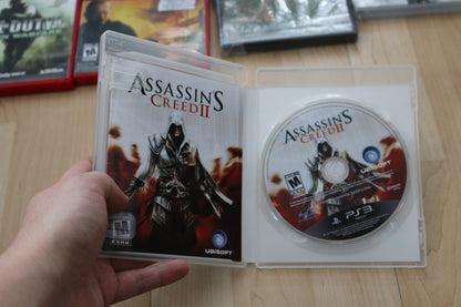 Assassin’S Creed 2 Ps3 Playstation 3 Black Label Video Game Complete With Manual