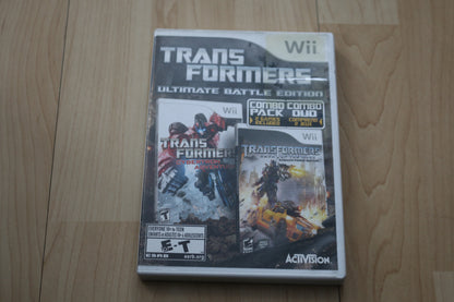 Transformers: Ultimate Battle Edition (Nintendo Wii, 2013) Complete Ml157