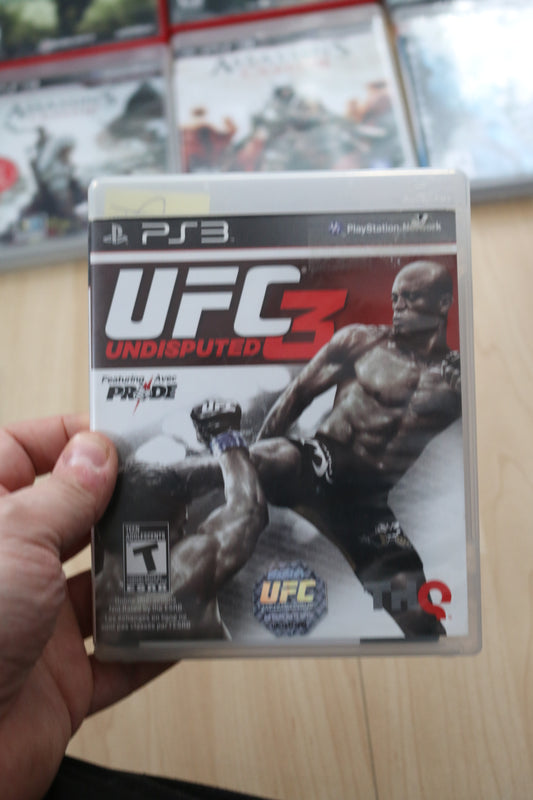 Ufc Undisputed 3 (Sony Playstation 3 Ps3 2012) Disc & Manual Tested