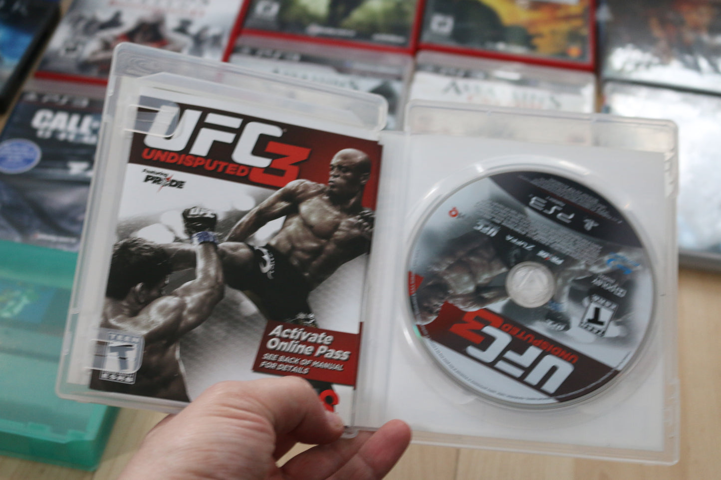 Ufc Undisputed 3 (Sony Playstation 3 Ps3 2012) Disc & Manual Tested