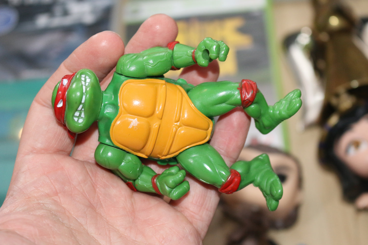 Raphael Hard Head 1988 Tmnt Teenage Mutant Ninja Turtle Vintage Playmates Figure