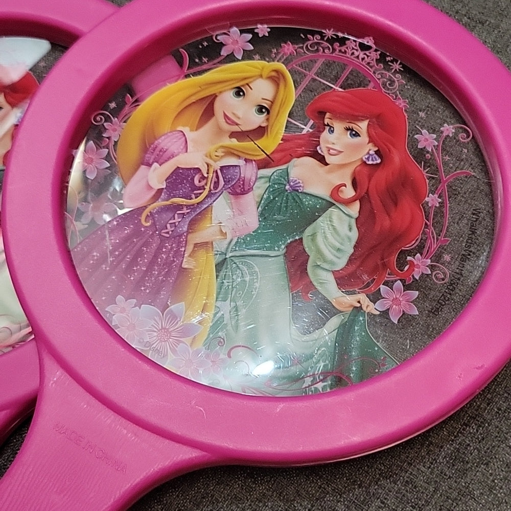 Walt Disney Kids Princess Drum Paddle Raquet Ball Game Pink