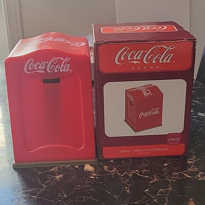 Vintage Retro Coca-Cola Brand Small Napkin Dispenser - Official