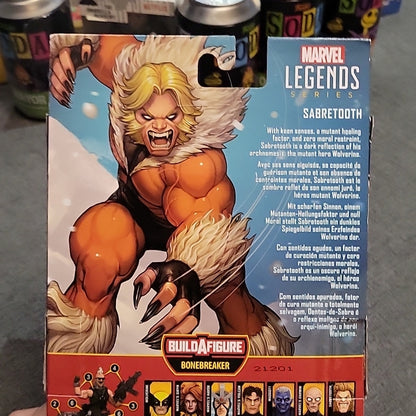 Opened No Build A Figure Part X-Men Sabretooth Marvel Legends Figure