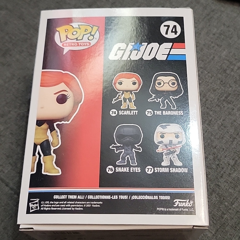 Funko Pop! Scarlett Vynil Figure G.I.-Joe 74