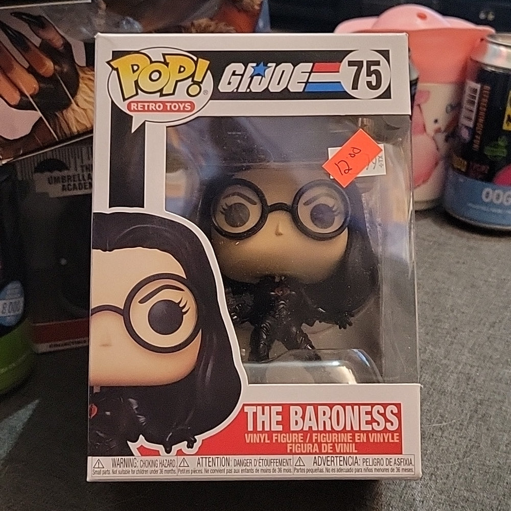 Pop! Funko Vynil Figure Toy G.I.-Joe The Baroness #75 Retro Toys