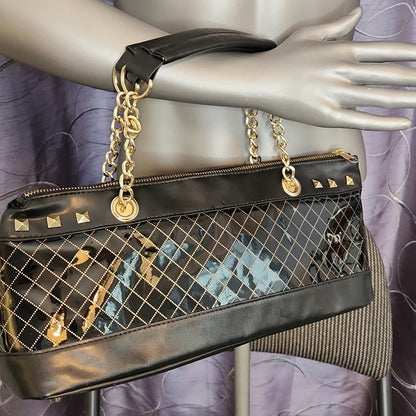 Black Studded Purse