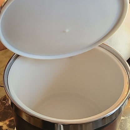 Seau À Glace En Cuir Vintage - Cuir-Étain Plastic Leather Pot Wine Cooler