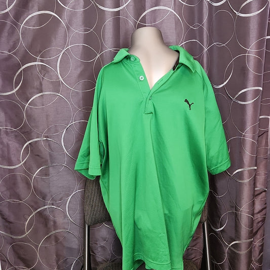 Puma Port Lifestyle Mens Xl Short Leeve Golf Polo