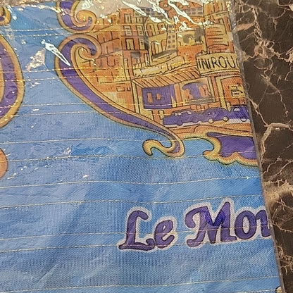 J Mico Sancho Paris France Metro Map Souvenir Eiffel Tower Moulin Rouge 30"Scarf