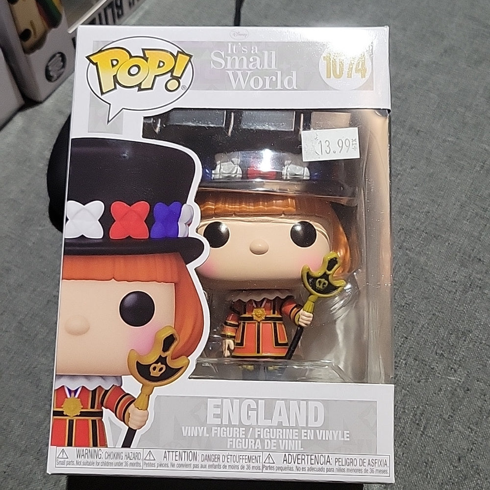 Funko Pop! It'S A Small World #1074 England Vynil Figure