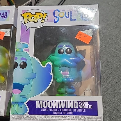 Funko Pop! Disney Pixar Soul 746-748 Moonwind 22 Grinning Soul World Vinyl Figur