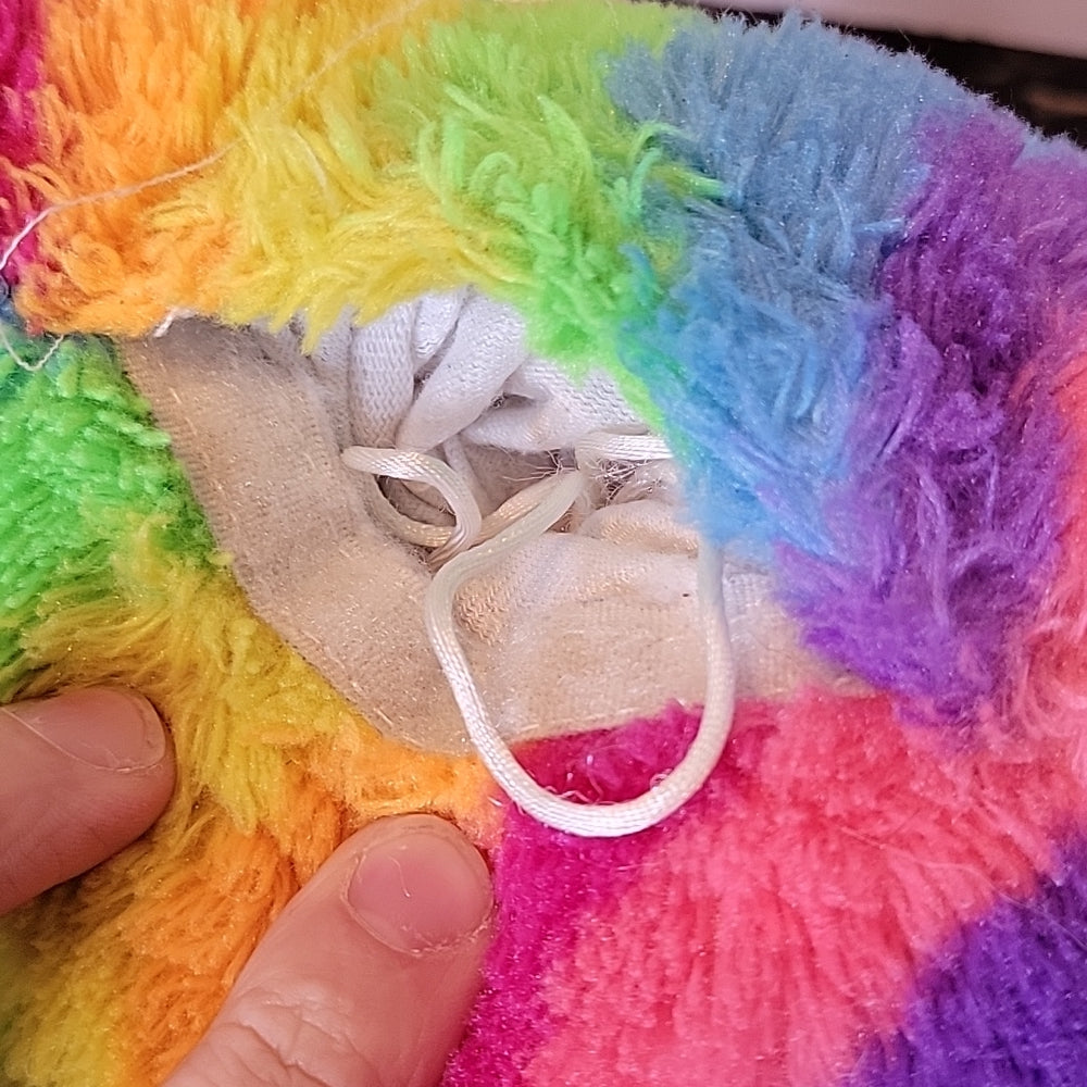 15" Rainbow Tie Dye Dog Puppy Stuffed Animal Plush Toy By Teddy Mountain Gift