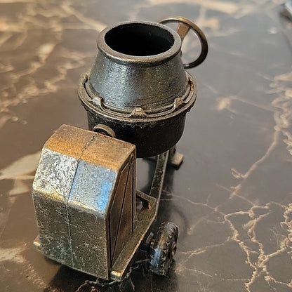 Vintage Die-Cast Pencil Sharpener Miniature Railroad Concrete Mixer