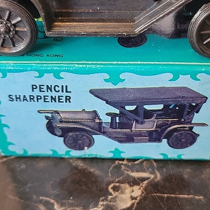 Pencil Sharpener Simplex Hong Kong Antique Finished 1906 W/Box Die-Cast