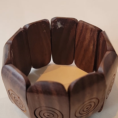 Expandable Wooden Bracelet Fashion Jewelry Bracelet, Handmade Gifts For Women