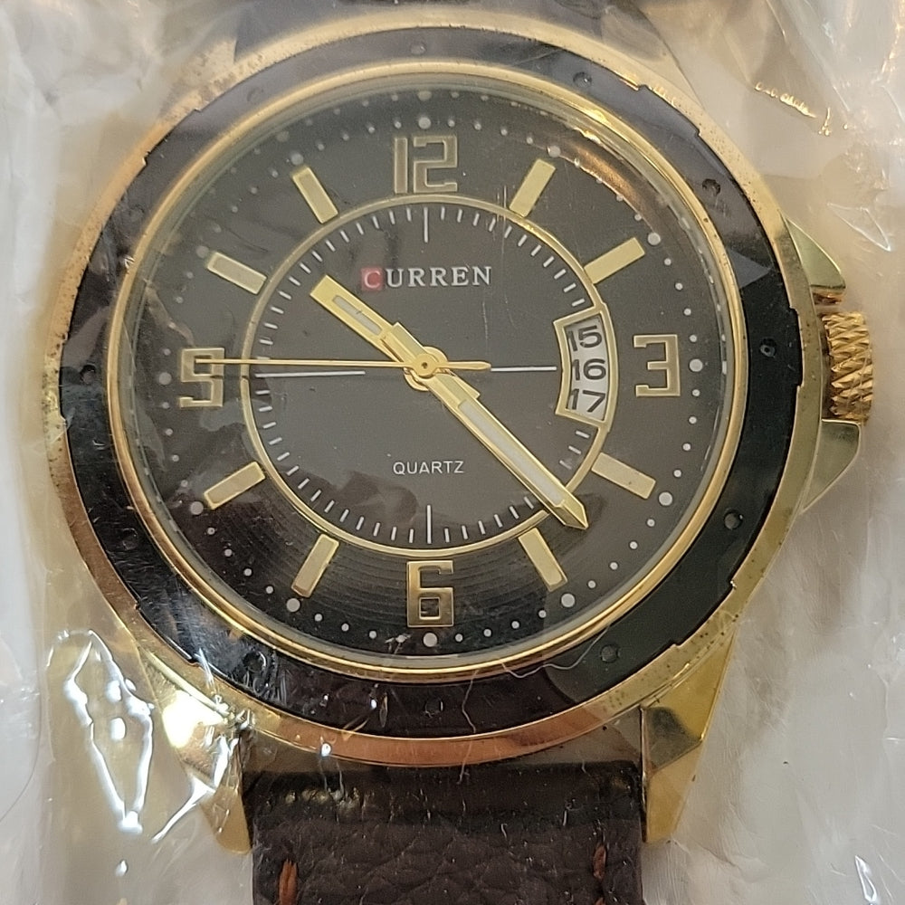 Curren Man Watch Luxure Brand Business Quartz Leather Strap Wirstwatches Sealed