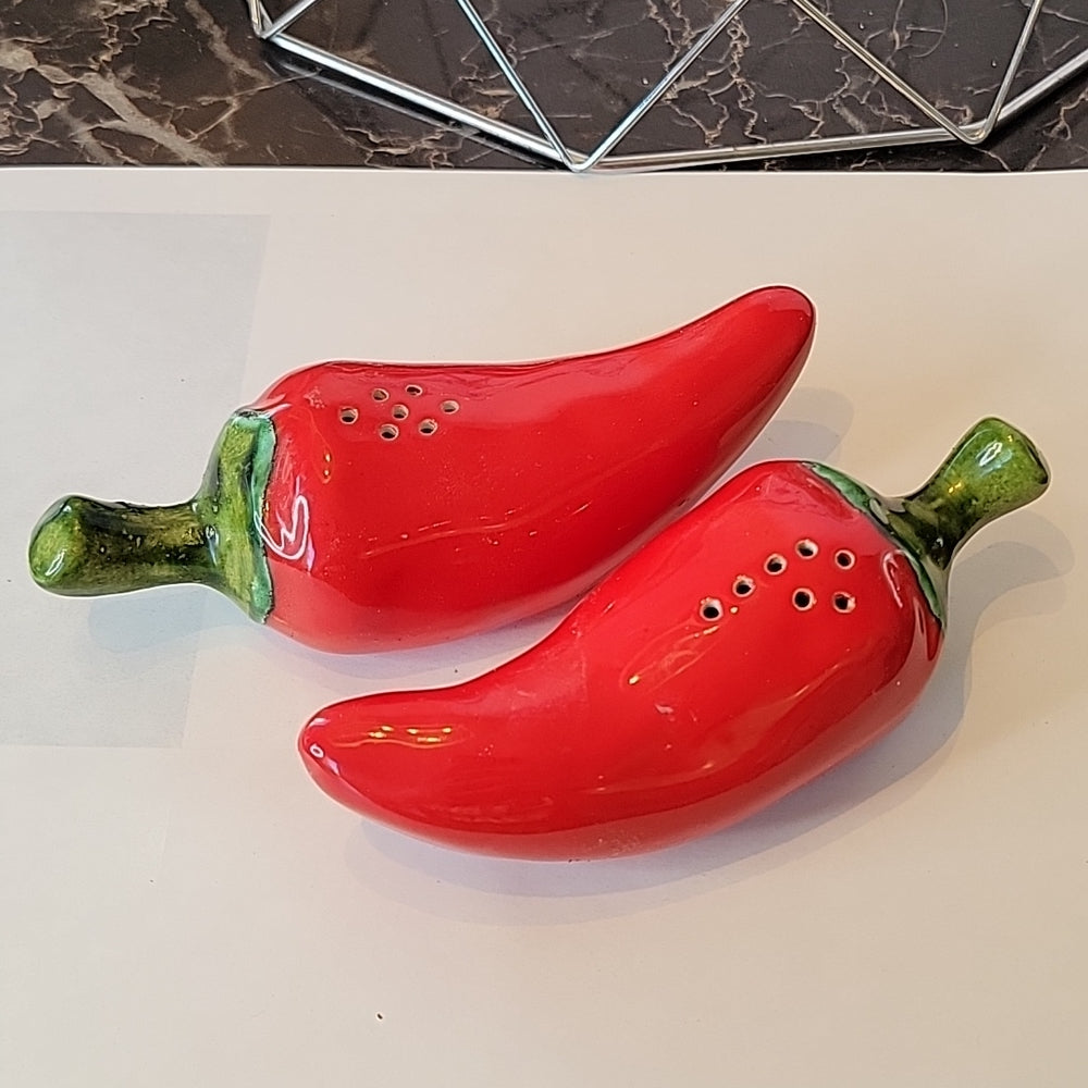 Ceramic Vegetable Salt & Pepper Shaker Set