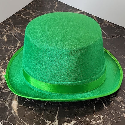 Green Hat Leprechaun Halloween Chapeau Haut De Gamme Vert 1 Pièce St.Patricksday