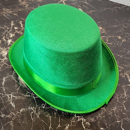 Green Hat Leprechaun Halloween Costum Party Chapeau Vert 1 Pièce St.Patricks Day