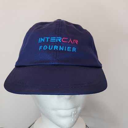 Vintage Intercar Fournier Blue Cap