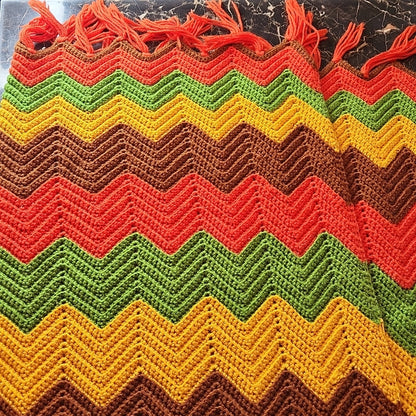 Handmade Crochet Kit Quilt 56"X45"