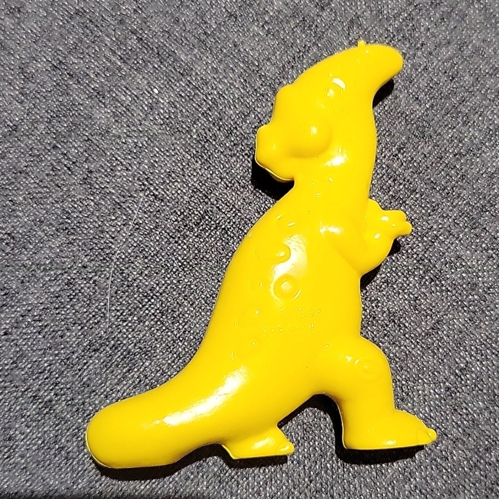 90'S Parasaurus Toy Found Inside Post Fruity & Cocoa Pebbles Cereal Boxes Yellow