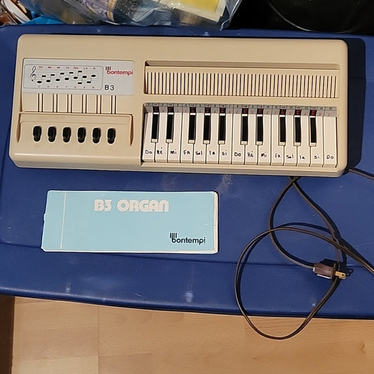 Vintage Bontempi B3 Electric Organ Great Condition Tested Works