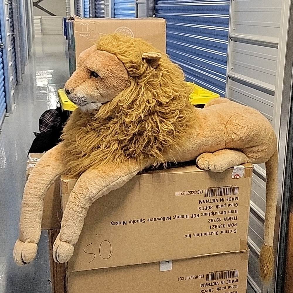 Jumbo Giant Huge Stuffed Plush Melissa & Doug 60" Safari Lion