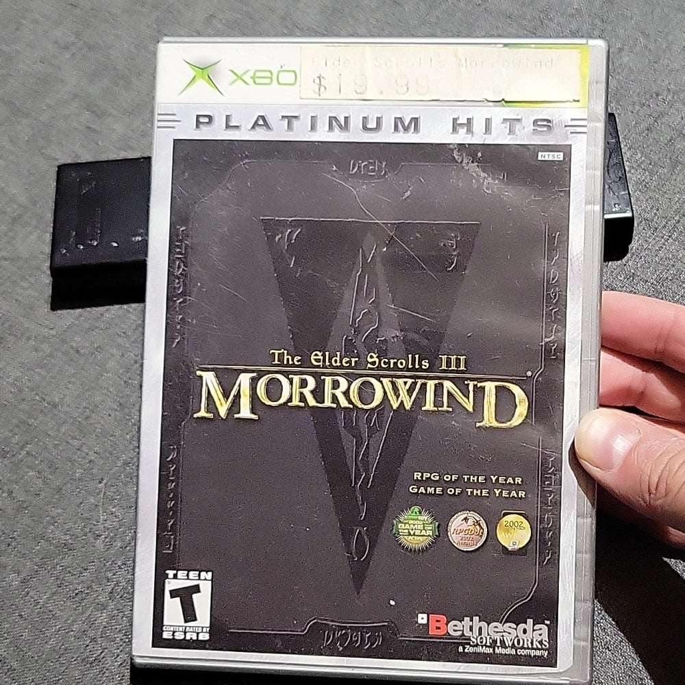 Elder Scrolls Iii: Morrowind (Microsoft Xbox, 2002) Platinum Hits No Manual