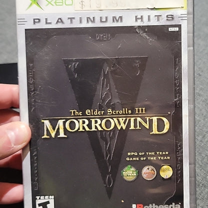 Elder Scrolls Iii: Morrowind (Microsoft Xbox, 2002) Platinum Hits No Manual