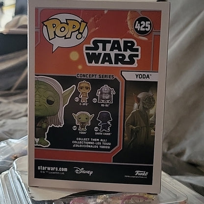 Funko Pop! Star Wars 425 Concept Series Yoda Pop Vinyl Figure Bobble Head