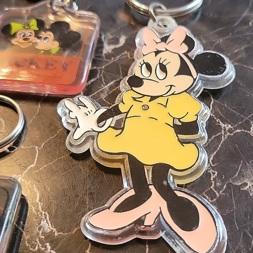 Disney Yellow Vintage Keychains