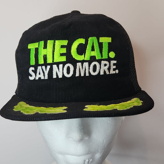 The Cat Say More Trucker Snapback Cap