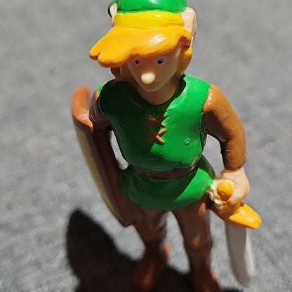 Vintage 1989 Applause Nintendo 3” Legend Of Zelda Link Sword Shield Pvc Figure