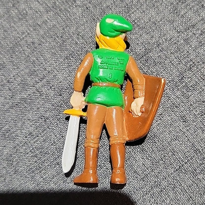 Vintage 1989 Applause Nintendo 3” Legend Of Zelda Link Sword Shield Pvc Figure