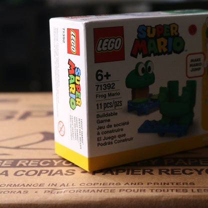 Lego Super Mario Frog Power Up Pack #71392 New Factory Sealed