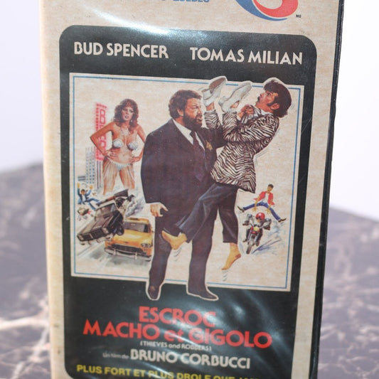 Vhs Bud Spencer Escroc Macho Et Gigolo Bruno Cordbucci Film Video Vintage Rare