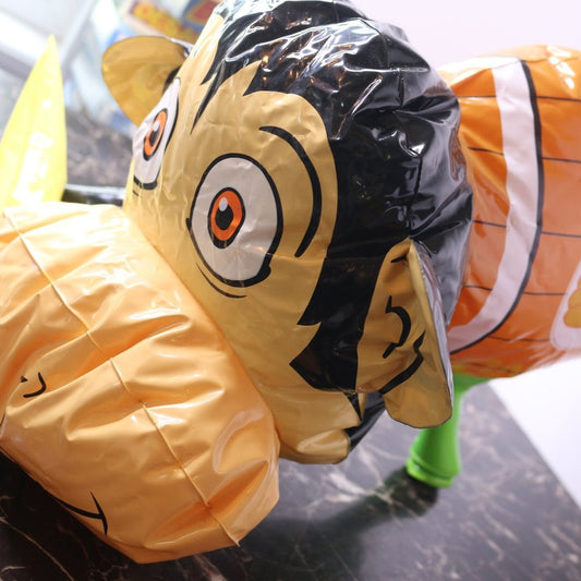 Water Gun Bananas Monkey Inflatable Cute Football Balloon Toy