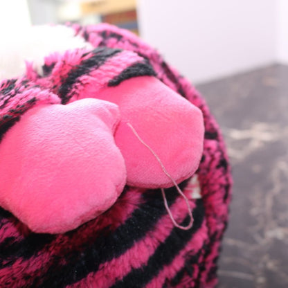 Zoey 10" Ty Beanie Monstaz Pink & Black Stripe Monster Plush Toy 37115