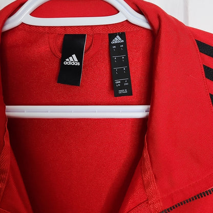 Old School Adidas Red Jacket Large