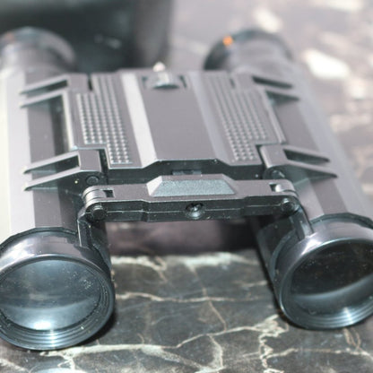 Small Binoculars For Kids Or Travel No Trademark Written W/ Leather Storage Case