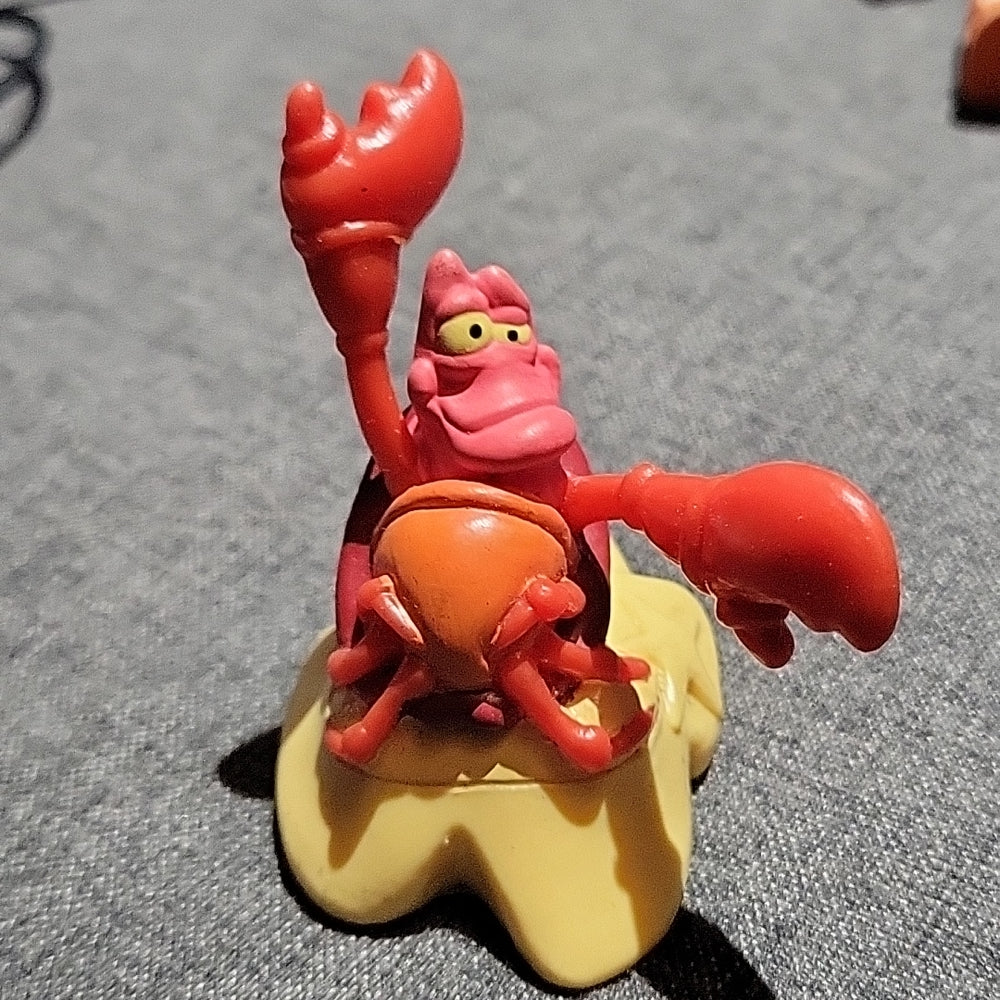 Sebastian The Crab Pvc Figurine Toy Applause Little Mermaid Disney