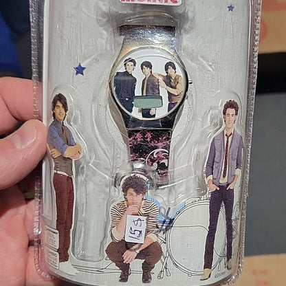 Disney Jonas Brothers Lcd Round Face Watch - New In Package