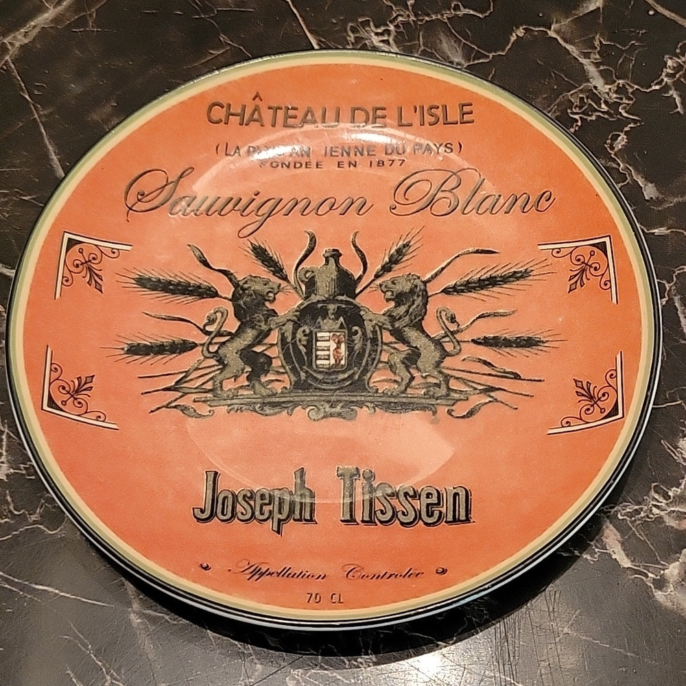 Decoration 2004 Bia Rare Plate Château De L'Isle Sauvignon Blanc Joseph Tissen