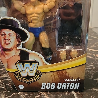 Cowboy Bob Orton Wwe Legends Series 13 Elite Collection Wrestling Figure In Hand