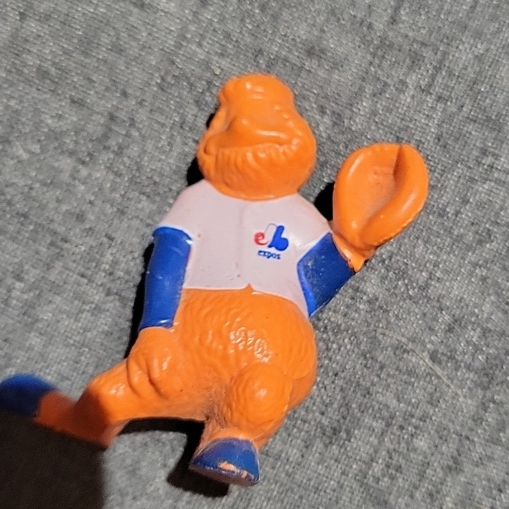 Unpainted Rare Vintage Youppi Figurines Of Baseball Sport Team